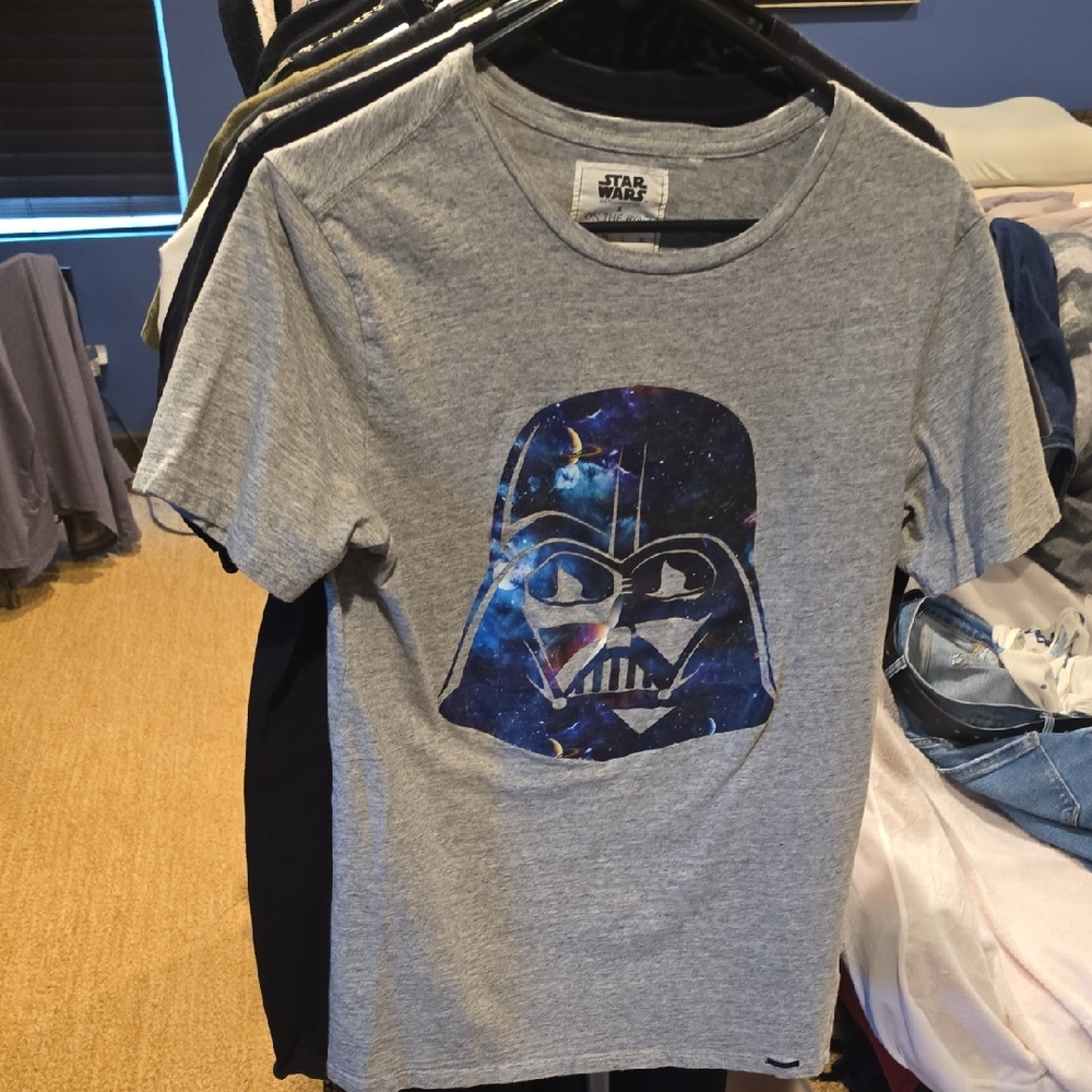 Star Wars Gray Tee with Galactic Design